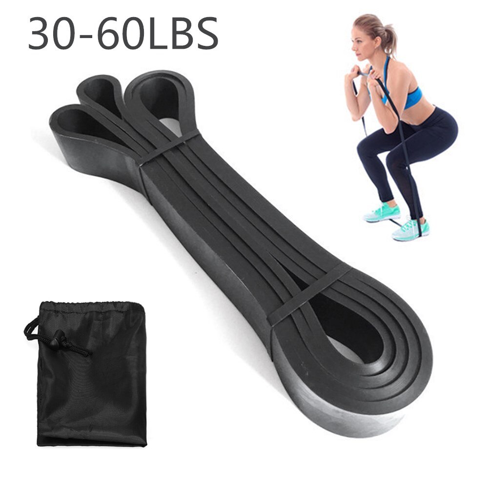 Tomshoo motstandsbånd sett gym styrketrening gummi sløyfer band trening fintess treningsbånd døranker ankelrem: 30-60 kg