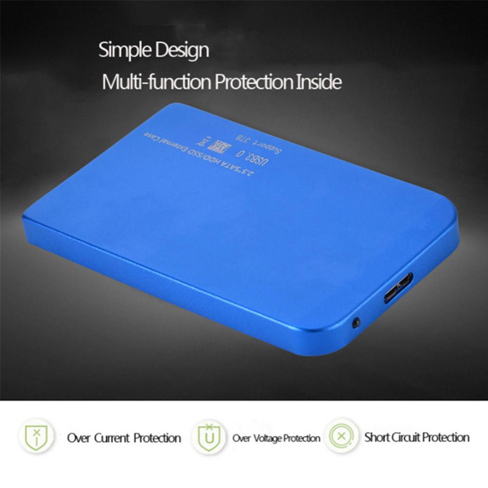 Hdd Case Externe Harde Schijf Behuizing 2.5in Usb 3.0 Ultra Dunne Sata Ssd Hdd Hard Drive Dock Behuizing Case