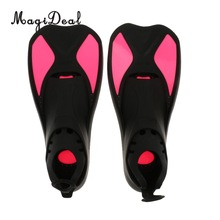 Magideal universele volle voet korte vinnen duiken zwemtraining flippers kind volwassen zwemvliezen snorkelen watervin 6 maten