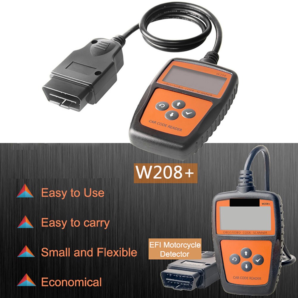 Portable Motorcycle Detector Scanner Code Reader Detection Diagnostic Device Fault Scan Gadgets