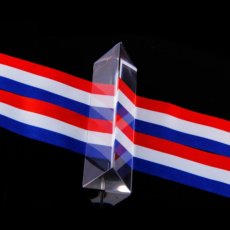 Multiple Sizes Triangular Prism K9 Optical Prisms Glass Physics Teaching Refracted Light Spectrum Rainbow Students Supplies