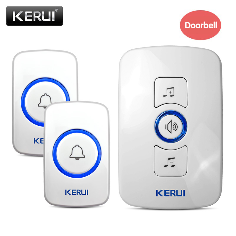 Kerui M525 Drahtlose Türklingel System 32 Lieder Optional Türklingel Absender Glockenspiel Willkommen Sicherheit Alarm System Bauen-in Antenne: Bausatz 4