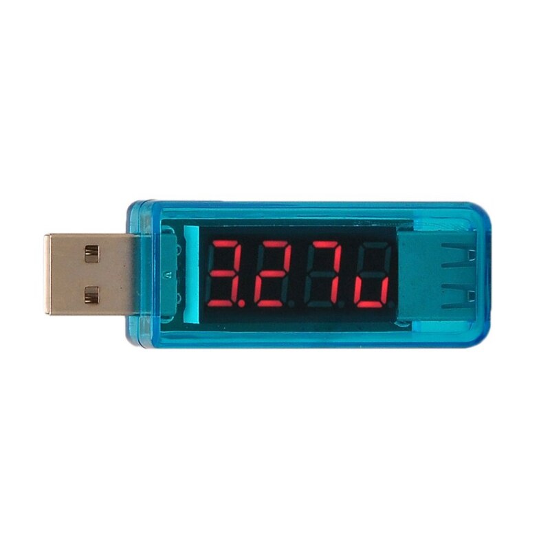 KW-202 Digital Display USB portable tension tester voltmeter battery tester for Power Bank Cell Mobile Phone blue