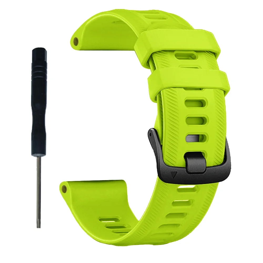 Sports Silicone Strap For Garmin Forerunner 965 955 Solar 945 935 745 Strap Replacement Wristband Bracelet Watchband: green