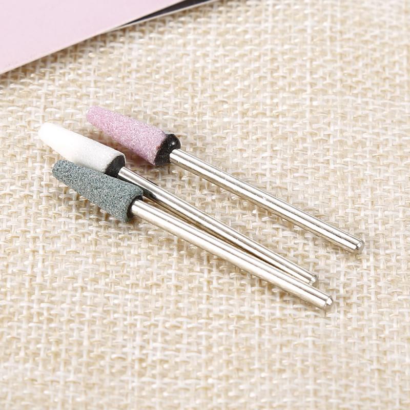 type diamond grinding head polishing wheel cone flat handle manicure drill manicure tool grinding wheel head