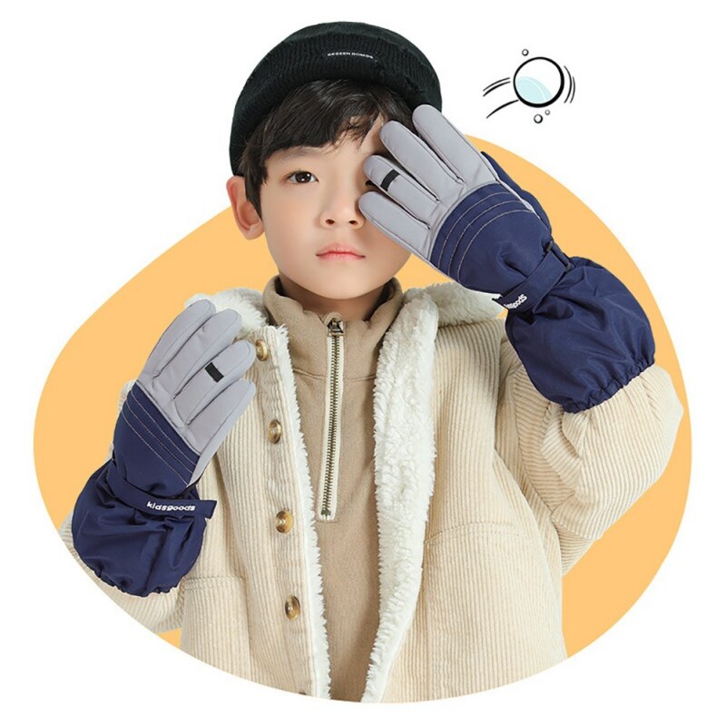 Kinder Winter Handschuhe, Ski & Schnee Wasserdichte Handschuhe Für Jungen Und Mädchen, winter Warme Handschuhe Für Kalten Wetter Im Freien Spielen
