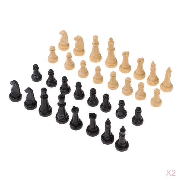 64x Pawns Pieces Board Games, 1.9 Inch Pawns Tabletop Markers Component