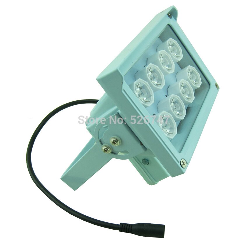 100% Brand Night vision 8 LED Array Illuminator Lamp 12V 8W For Security CCTV Camera