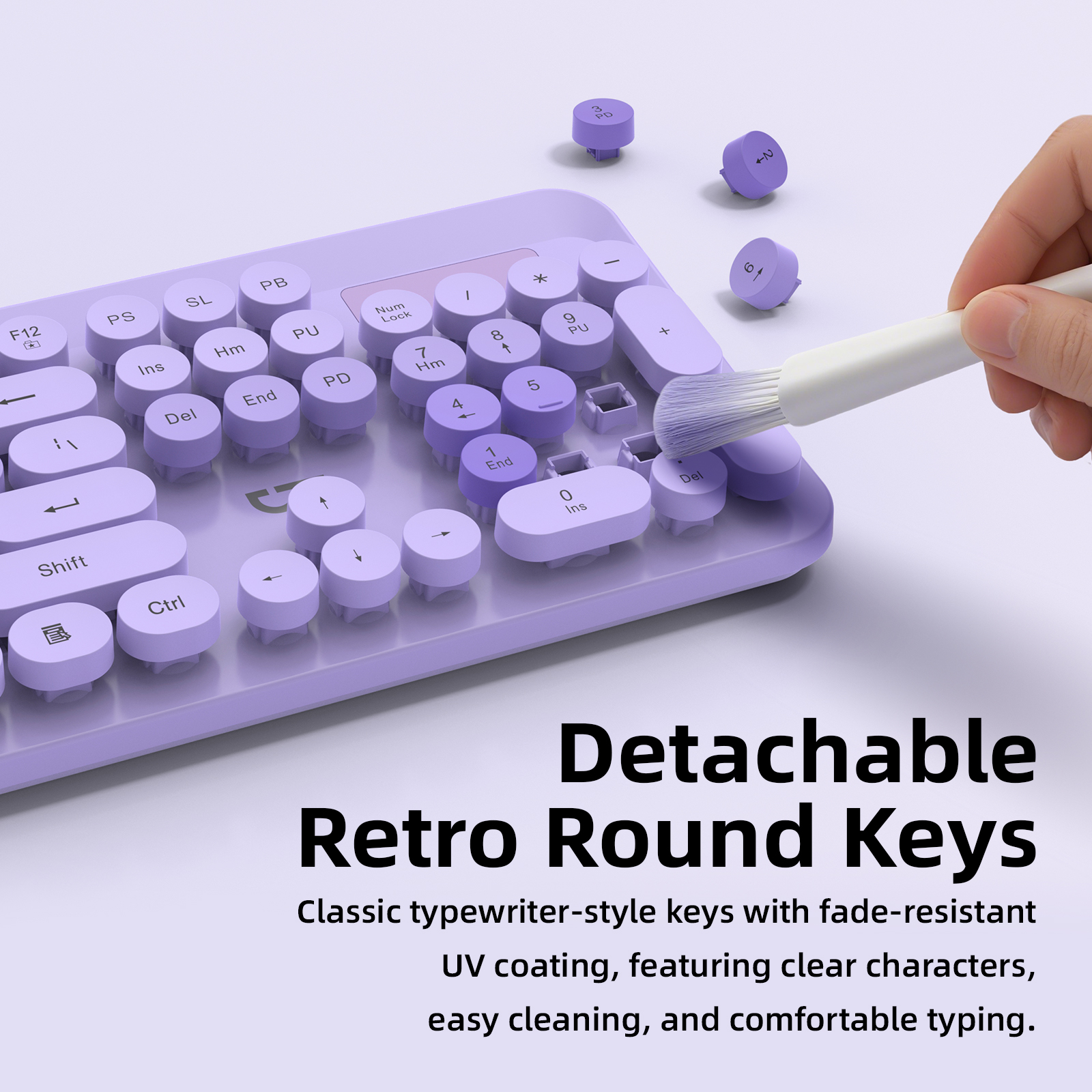 104-Tasten-Membrantastatur, viele Arten von bunten Beleuchtung, LED, weiße Hintergrundbeleuchtung, Gaming und Büro für Windows- und iOS-Systeme