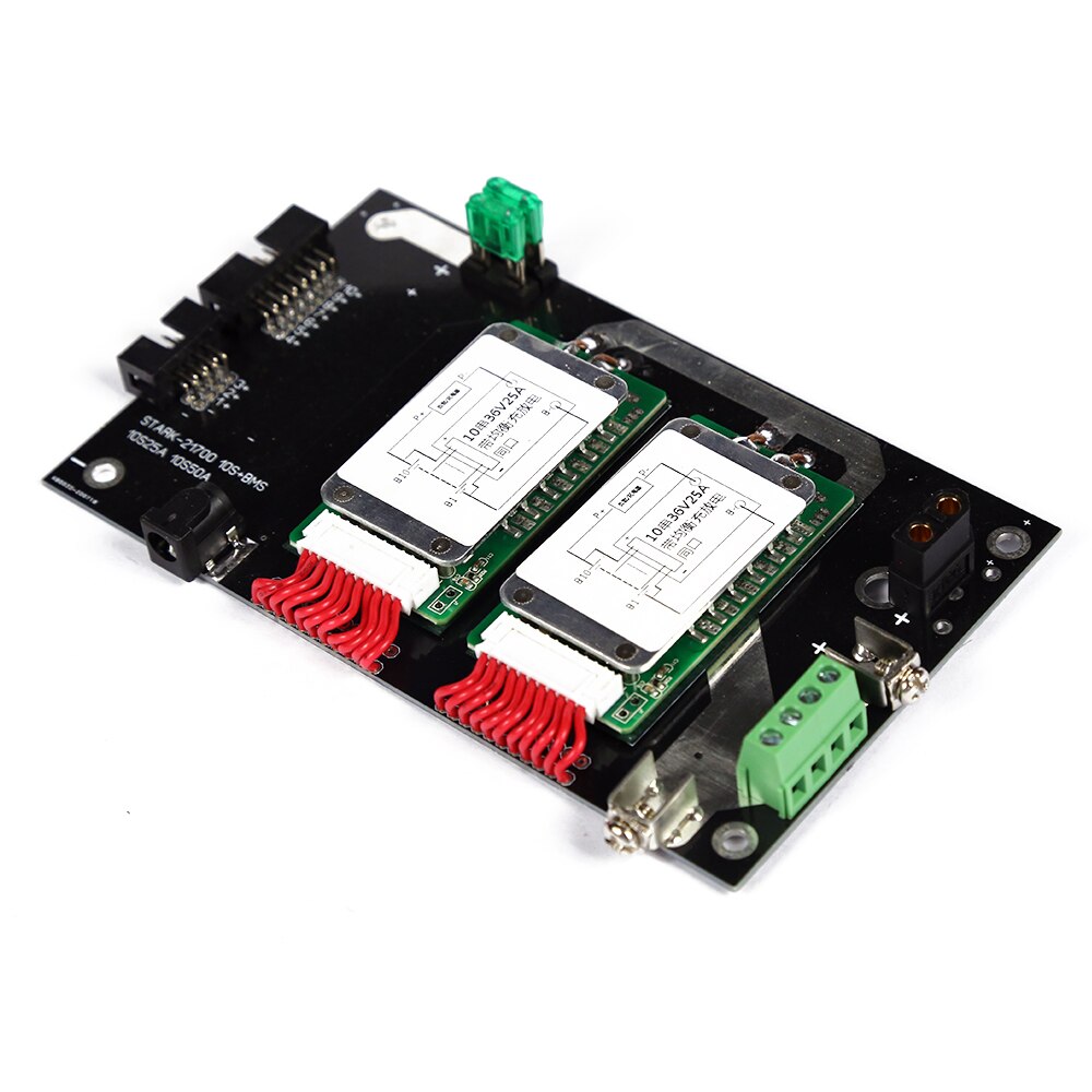 36V Power Muur 21700 Batterij Houder 21700 Power Bank Case 10S Bms Lithium Batterij Balancer 25A 50A 21700 opbergdoos 21700 Pack: 10S 50A BMS