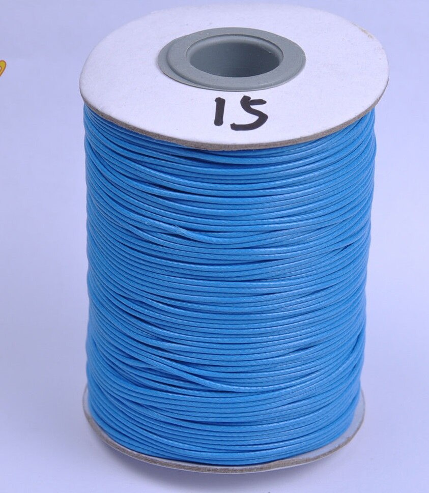 200 Yards 1mm Wachs String Draht Gewinde Schnur dacron faser 30 Farben