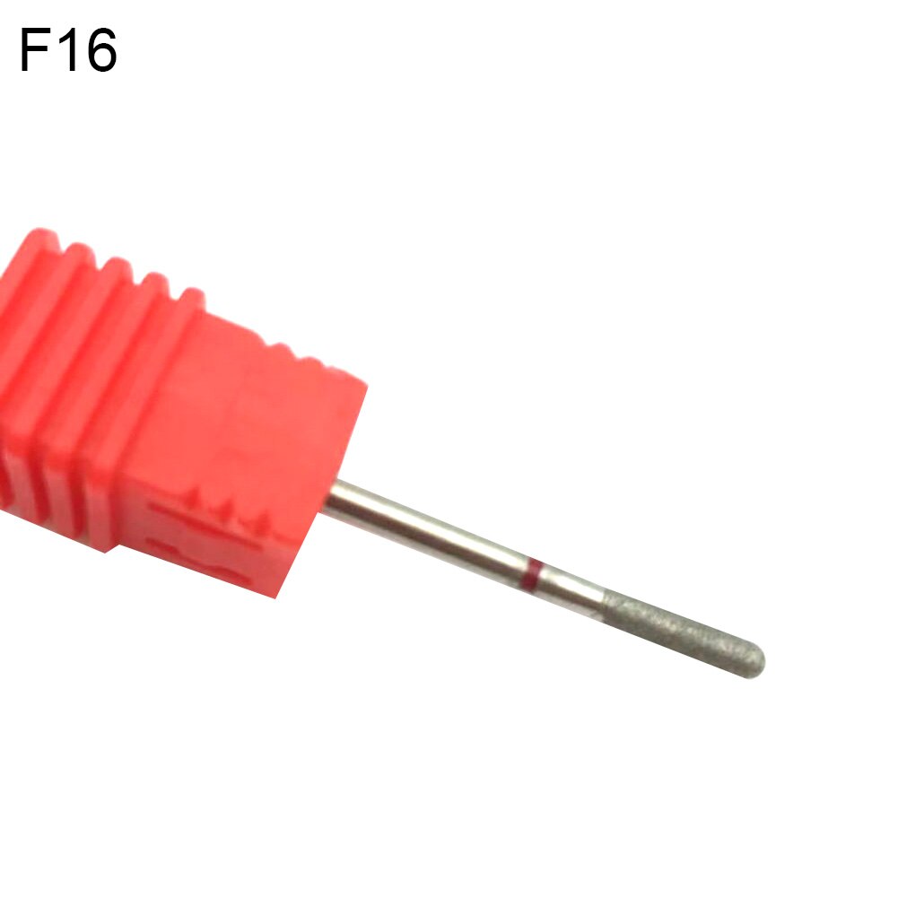 Tungsten Steel Nail Drill Bit Gel Polish Removal Milling Pedicure Manicure Tool Nail Drill Bit For Electric Manicure Drills: F16