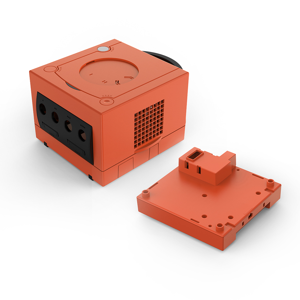 BitFunx, última carcasa de repuesto roja cálida para Gamecube, carcasa para NGC DOL-001/DOL-101, caja de juegos, consola Nintendo: Verde