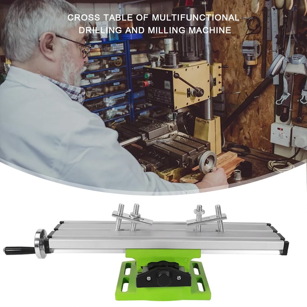 Multi-function Milling Machine Bench Drill Vise Fixture Worktable Vise X Worktable Y Axis Adjust Coordination Table Machine Tool