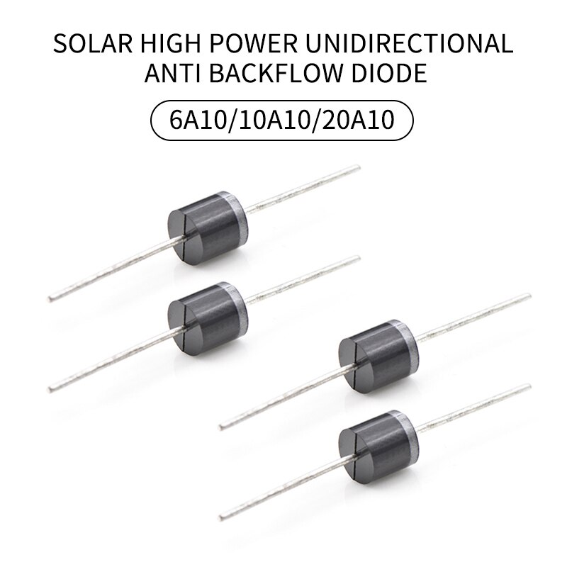 10pcs X 1000V 20/10/6A MIC 6A10 10A10 20A10 Schottky Barrier Diodes Rectifier For Solar Cells Pv Panel DIY 20 10 6A AMPS