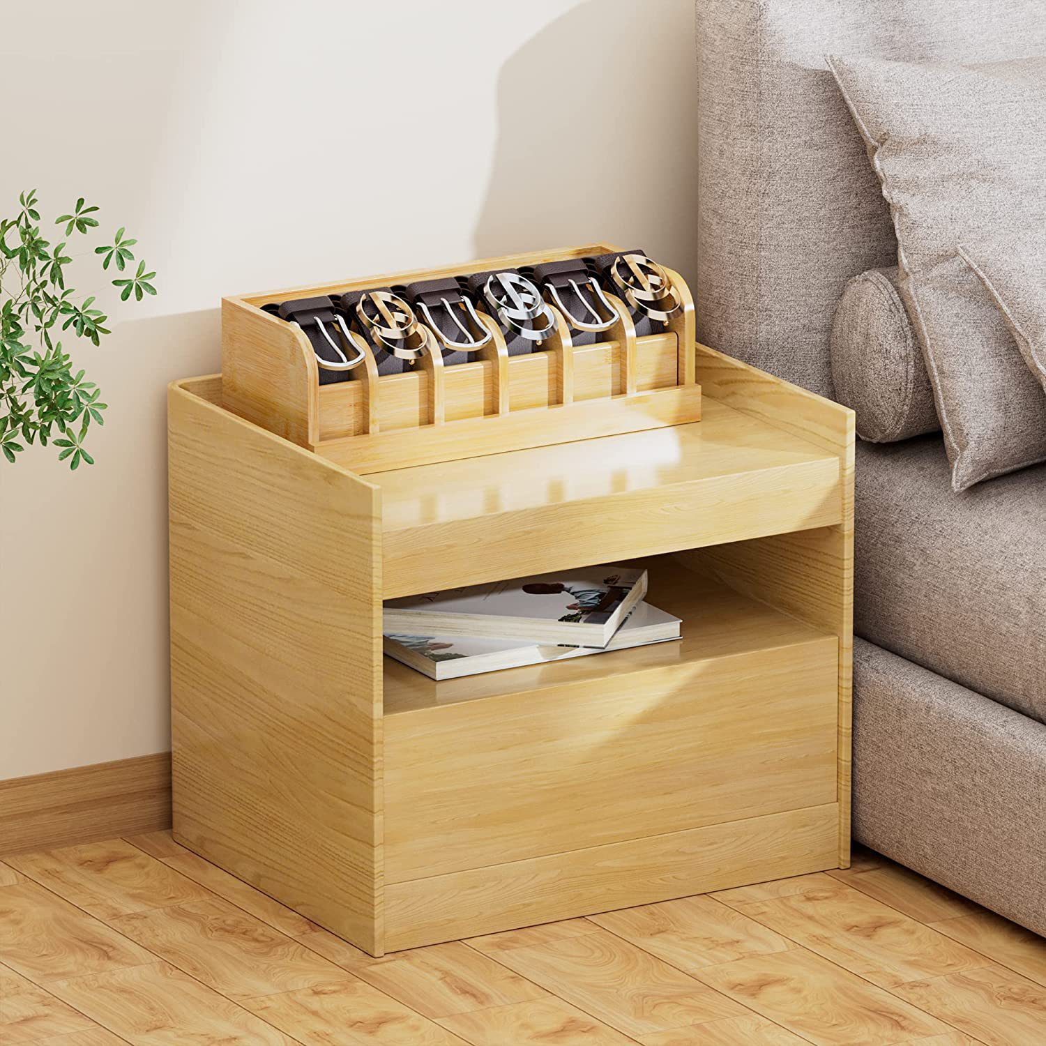 Bambus Grtel Organizer Kasten Aufbewahrung gitter...  Grandado
