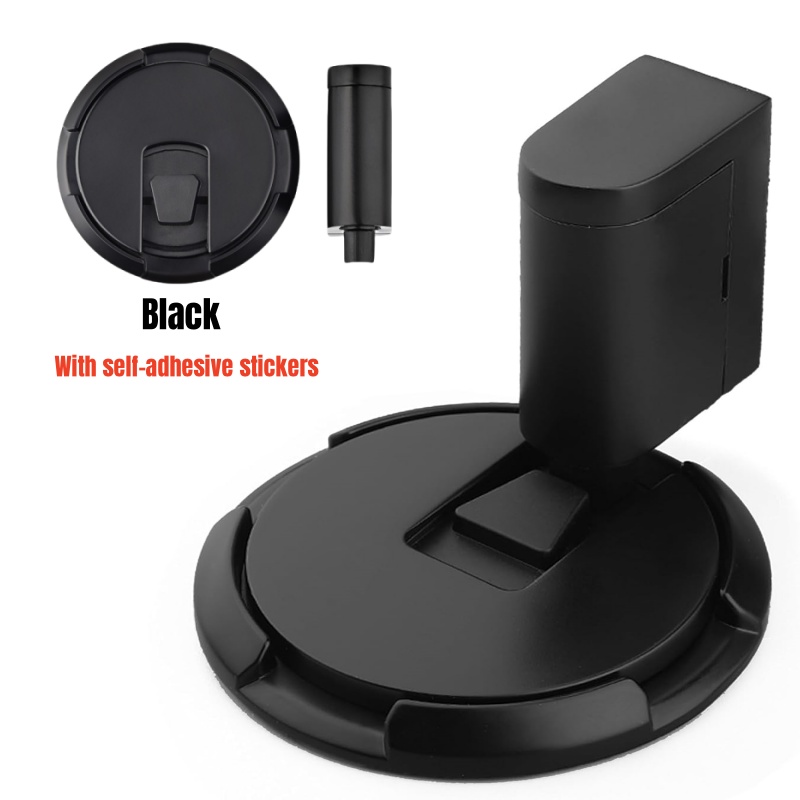 Heavy Duty Magnetic Door Stopper Mechanical Door Stop Adjustable Door Holder Non-punch Sticker Door Stop Furniture Door Hardware: black