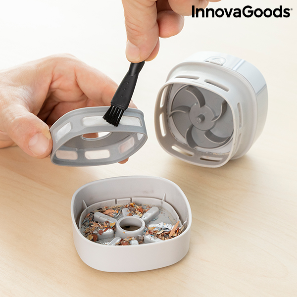 InnovaGoods | Mini Aspirador Portátil de Escritorio Micuum | desde España | aspirador portatil , mini aspirador , recogemigas , recoge migas , aspirador pequeño , aspirador sin cable , aspirador para migas