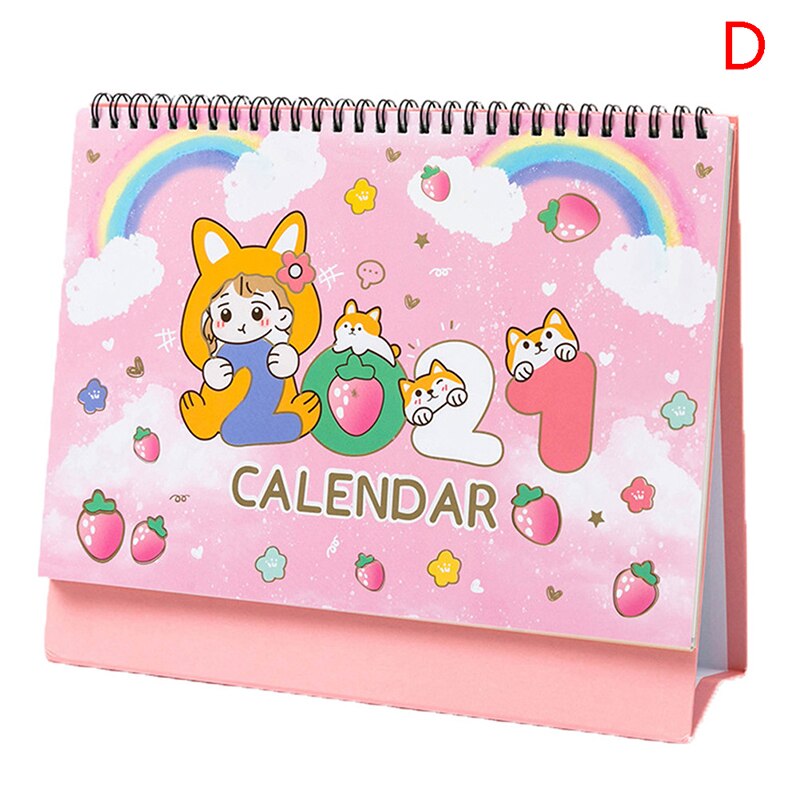 Cartoon Desk Calendar Table Calendar Timetable Planner .08.12: D