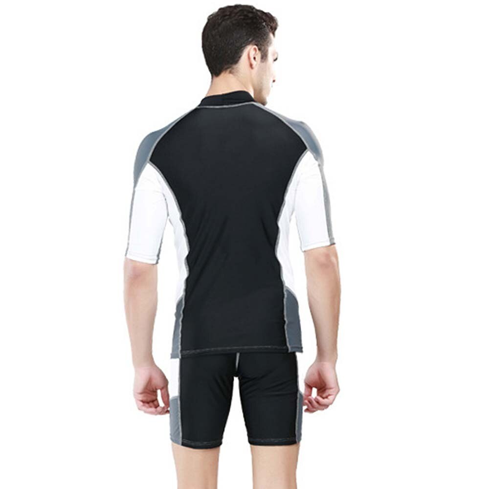 Mannen Shirt, Shorts, Wetsuit, split Dunne Gedeelte Korte Mouwen Dunne Zonnebrandcrème En Sneldrogende Mannen Zwemmen Wetsuit Pak