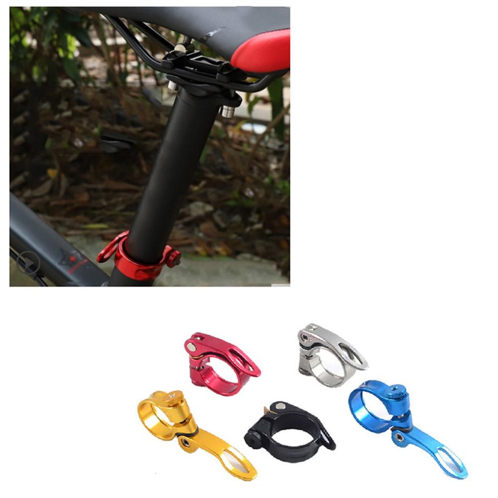 Bicycle Quick Release Seat Tube Clamp Mountain Bike 31.8mm Pole Clamp Cycling Accessories Practical Convenient