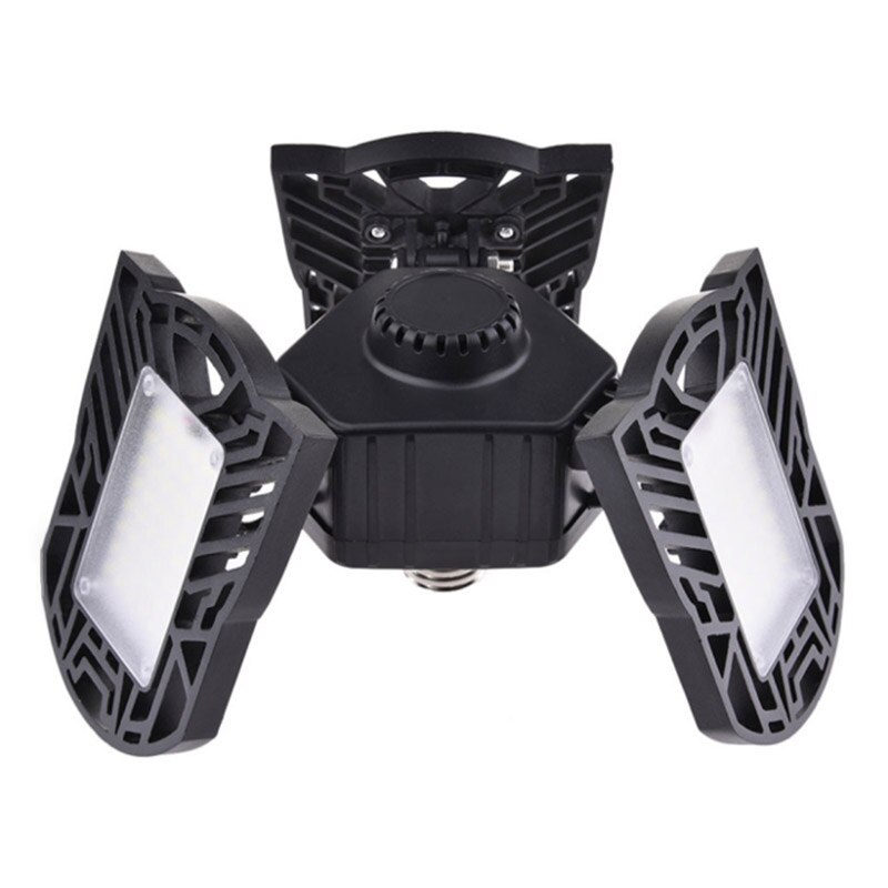 Newly 6500K LED Light Waterproof and Durable 6000Lm LED Variable Adjustable Industrial Light Human Body Induction L5 #4: Black ordinary