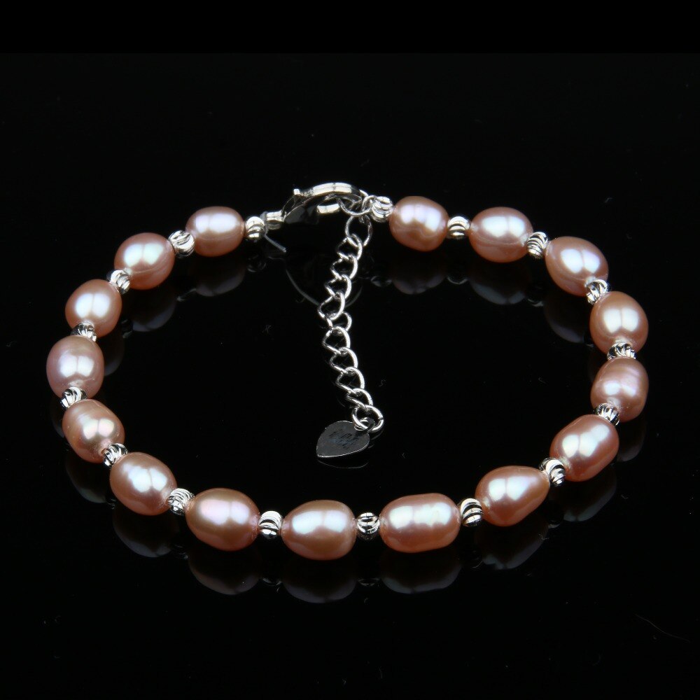 100% braccialetti di perle d'acqua dolce naturali braccialetto di perle naturali per le donne braccialetti di polsini avvolgere il braccialetto di perle
