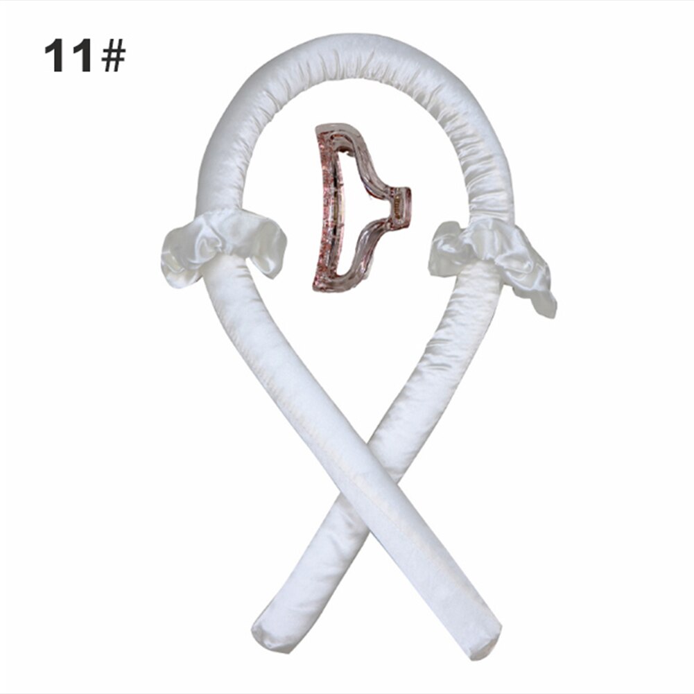 Heatless Hair Curlers For Long Hair To Sleep In Overnight No Heat Silk Curls Headband Ribbon and Flexi Rods for Hair Accessories: 11