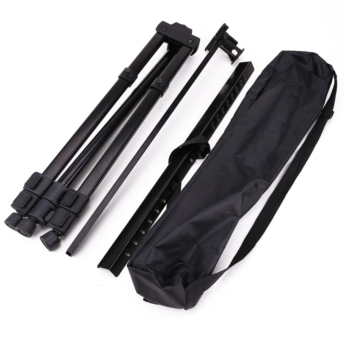 CAA-Metal Portable Folding Easels with Gym Bag for Artist Painting Outdoor Fold Table Easel 170cm Height Aluminum Set