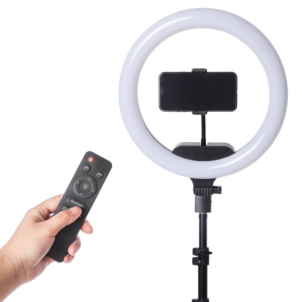 13Inch Foto Studio Verlichting Led Ring Licht 33Cm Remote Fotografie Dimbare Ring Lamp Met Statief Voor Video, make-Up