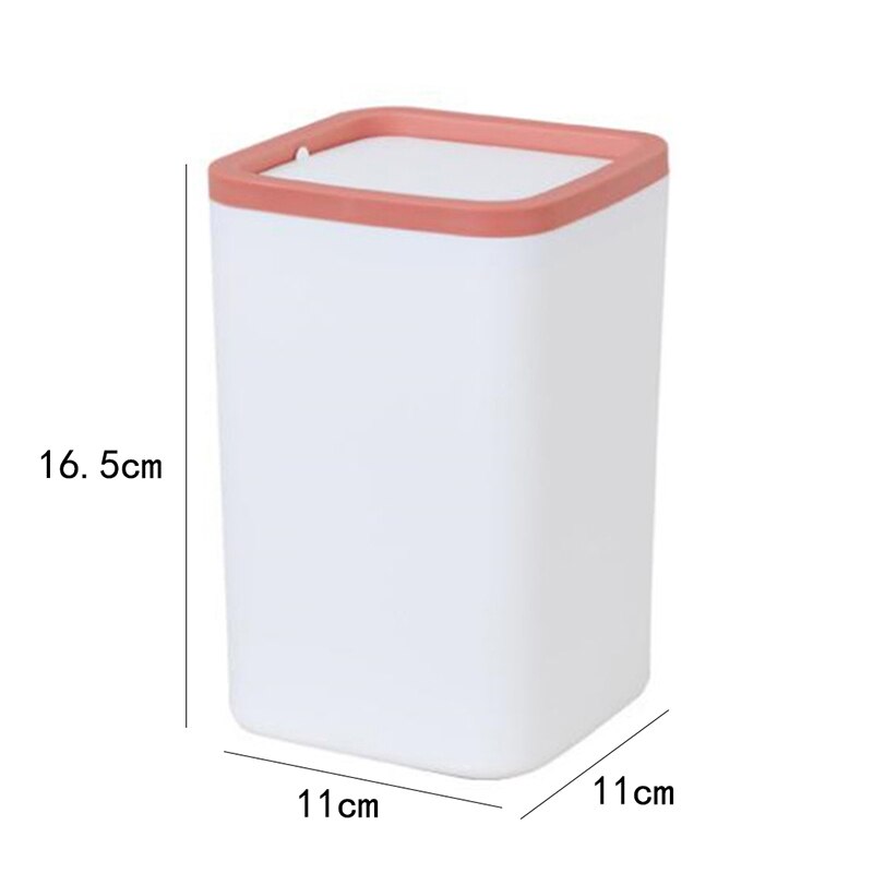 Waste Bin Small Trash Can Mini Desktop Ashcan Litter Trash Little Table Top Trash Box For Desk Trash Bin