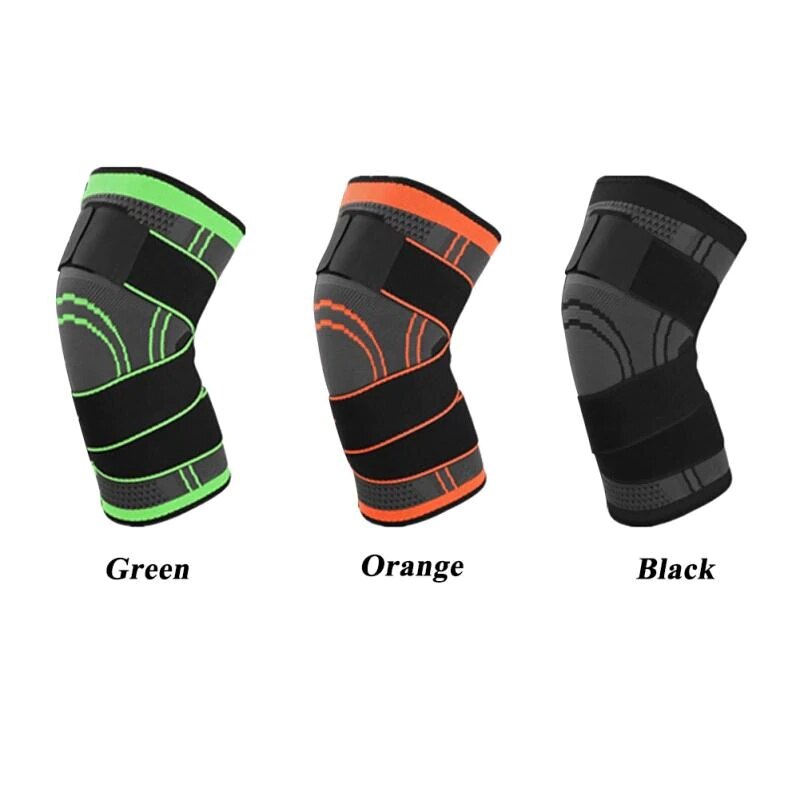 1PC Knee Support Protective Sports Knee Pad Breathable Bandage Knee Brace Basketball Tennis Cycling