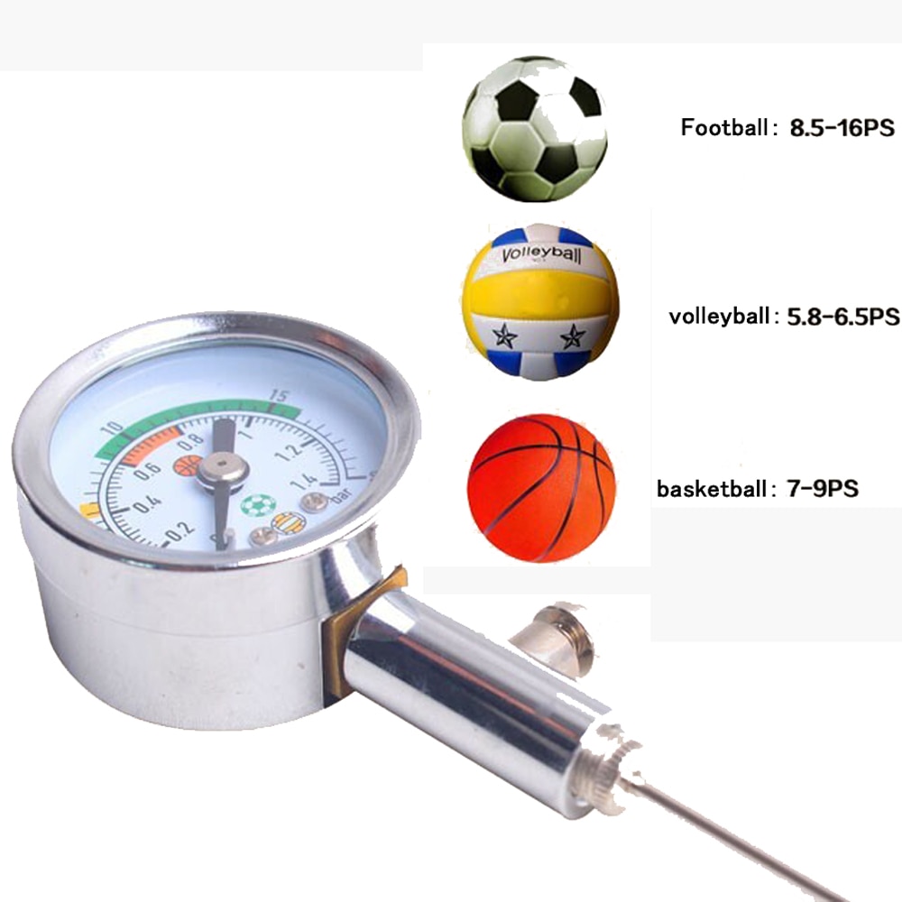Basketbal/volleybal Manometer Air Horloge Voetbal Volleybal Voetbal Barometers