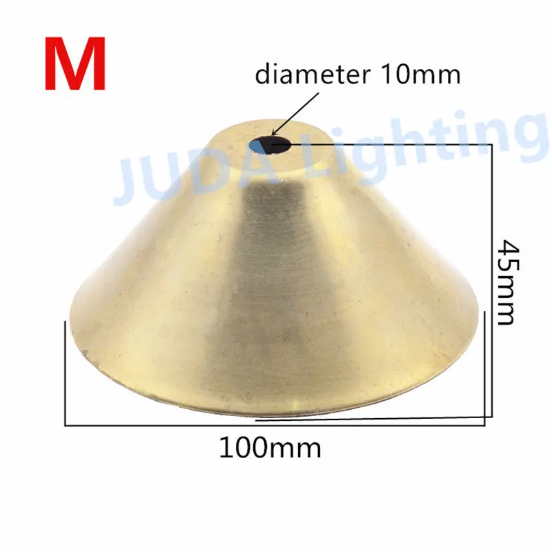 Tappo di copertura in metallo di rame tappo decorativo per tubo lampada in ottone M10 foro luce accessori per la decorazione del corpo per lampadario luci in ceramica a portato: Viola