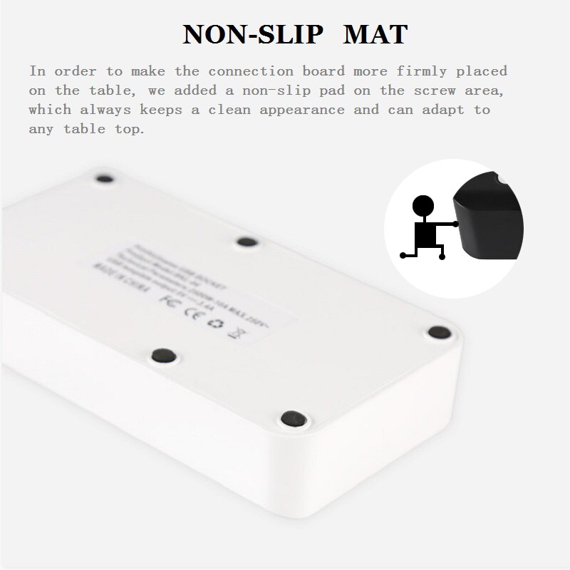 24 Hours Timer Power Strip Surge Protector 3 EU Plug Outlets Electric Socket with 5USB Charger Adapter Dock 5V 3.4A 2m Cord