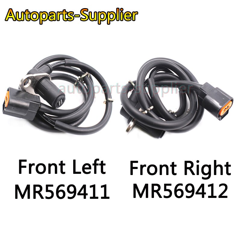 2 stks/set Auto ABS Sensor MR569411 MR569412 Links Rechts voor MITSUBISHI Montero Pajero