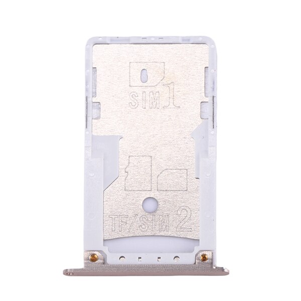 IPartsBuy Neue SIM & SIM/TF Karte Tray für Xiaomi Redmi Hinweis 4: Gold