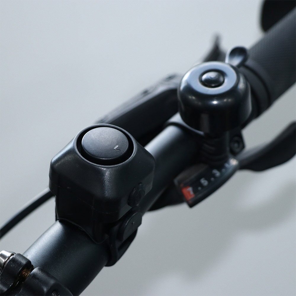 Sonnette puissante pour vélo électrique 130 dB, klaxon à fixer au guidon, accessoire d'avertissement sonore pour les cyclistes