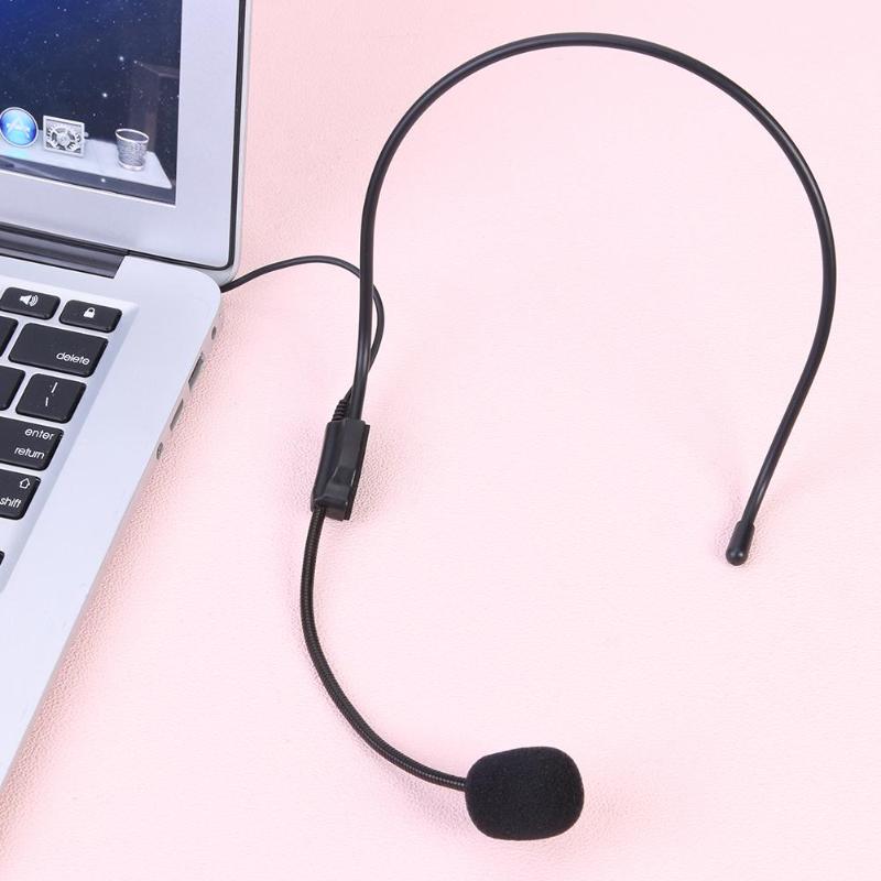 3Pin Mini XLR TA3F Headworn Microphone for Wireless Body-Pack Transmitter