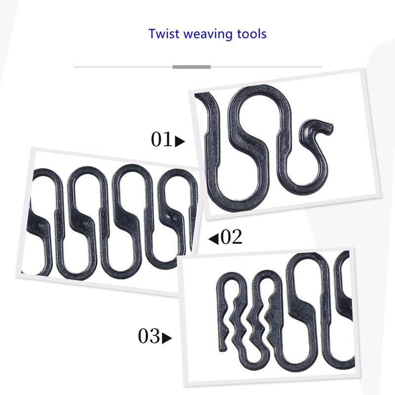 Franse Haar Vlechten Tool Vlecht Haar Braider Roller Haak Vlechten Golvend Krullen Hair Twist Braid Hair Styling Diy Haar Accessoire