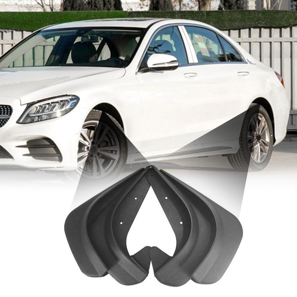Guardabarros universales para coche, guardabarros antisalpicaduras delantero y trasero, protección antiarañazos, 4 Uds.