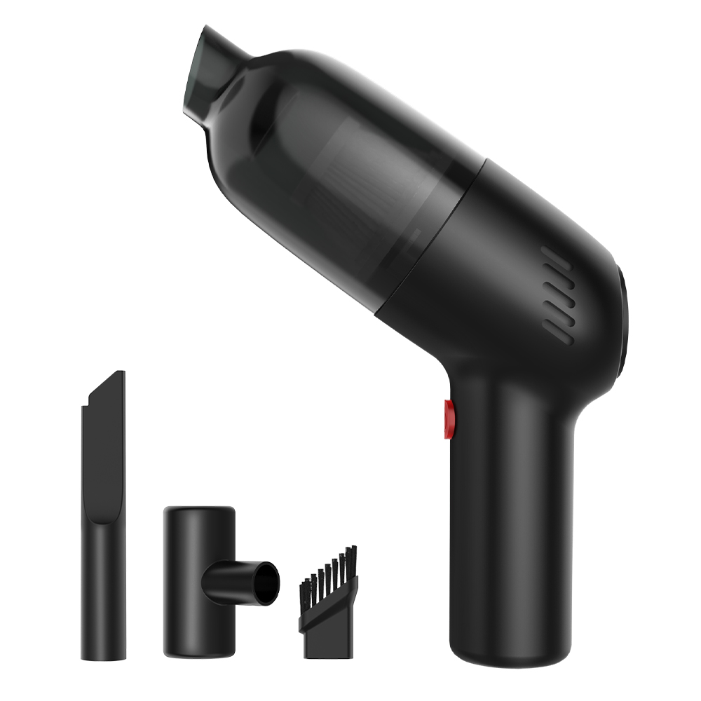 Xiaomi-aspiradora portátil para coche, aspirador automático de mano inalámbrico, recargable, 8000pa, alta potencia de succión: Black