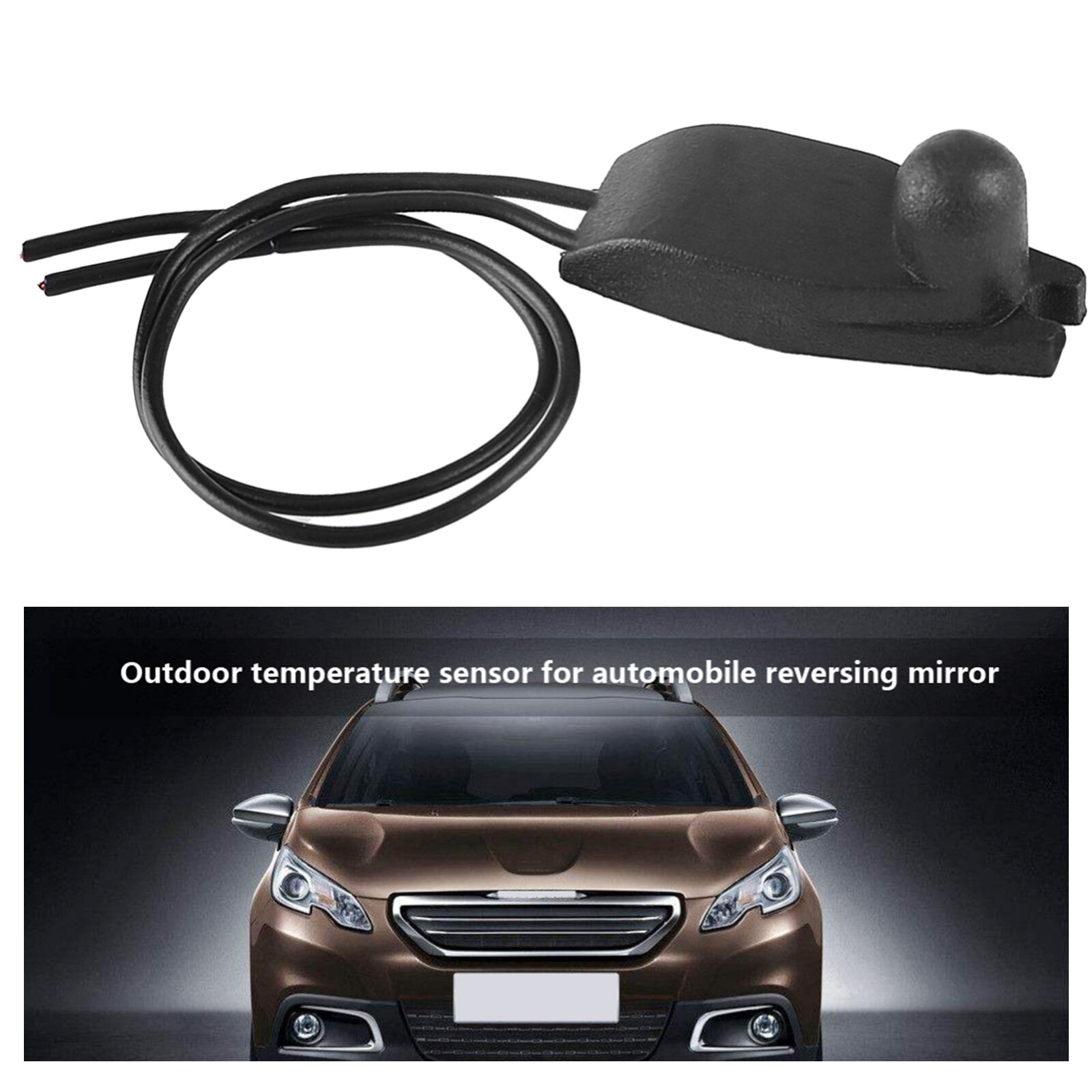 Sensor de temperatura de aire exterior para coche Peugeot, dispositivo de medición de temperatura ambiente para exterior, 6445F9 6445.F9, para Peugeot 206 307 407 607 806 807