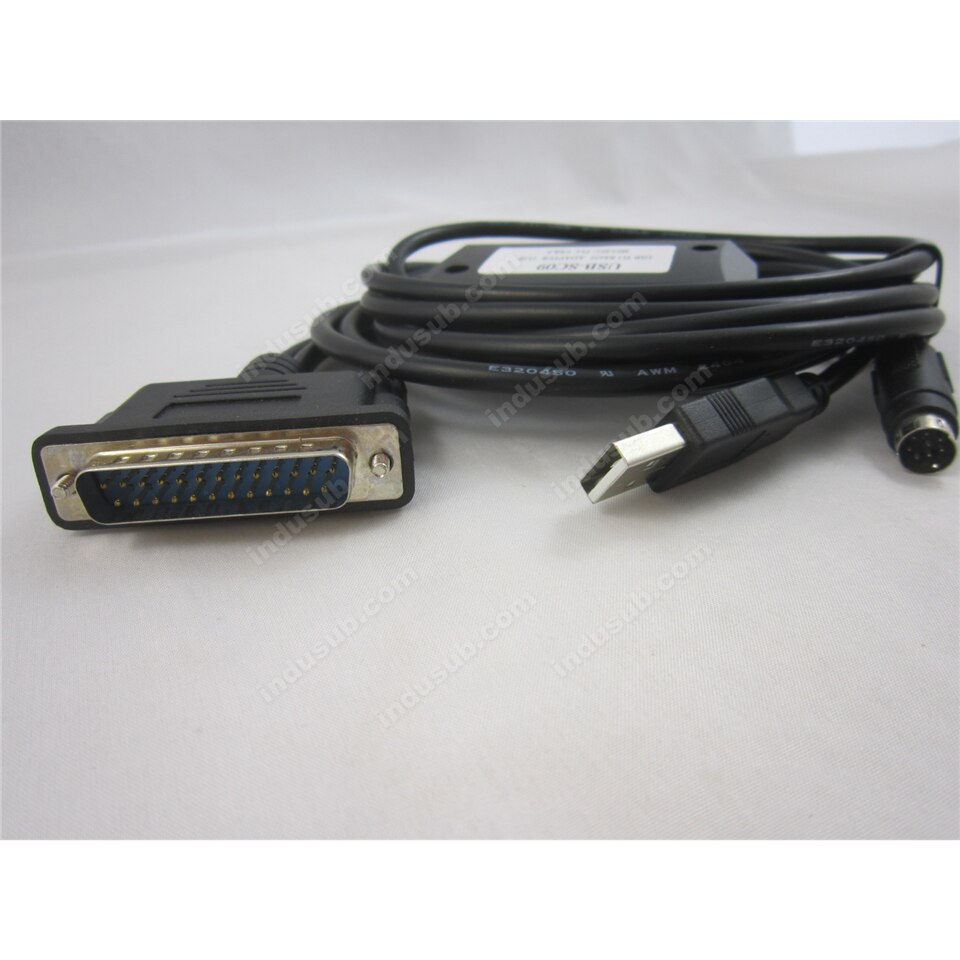 USB/RS422 interface adapter for Mitsubishi FX&A series PLC,with communication indicator,2.5m