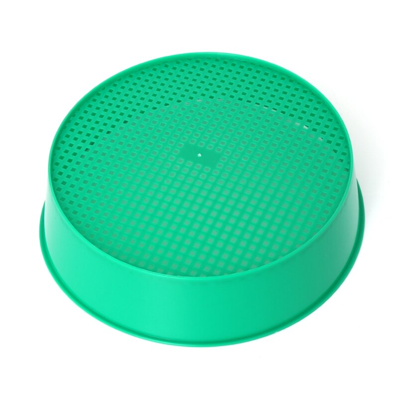 Plastic Garden Sieve Riddle Green For Composy Soil Stone Mesh Gardening Tool