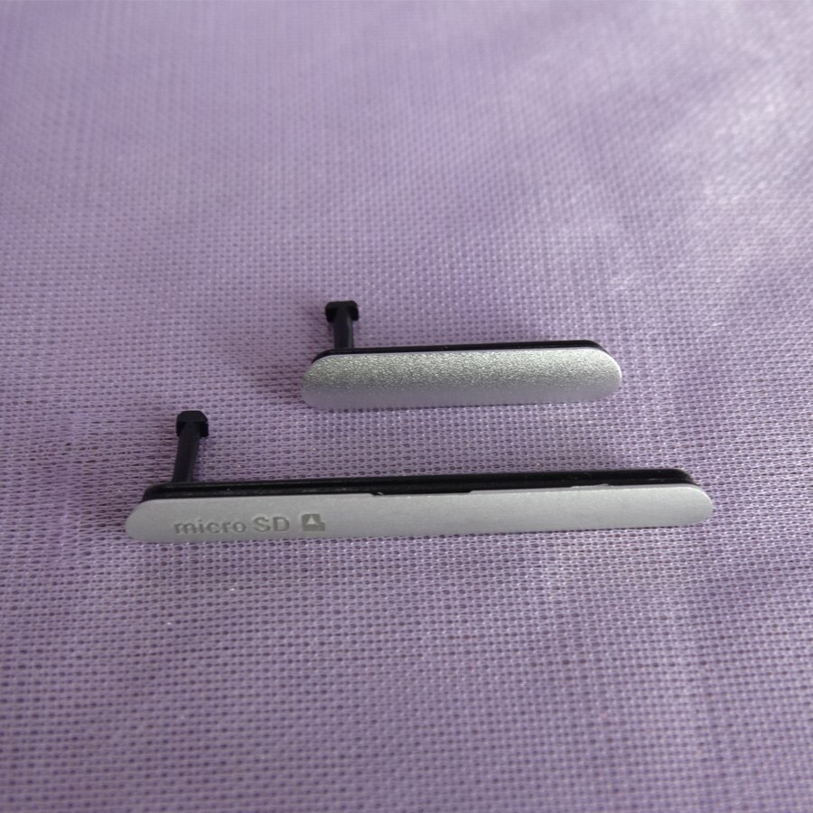 1 set Micro SD SIM Card USB Charging Slot Port Dust Plug Block Cover For Sony Xperia Z3 L55 D6603 D6643 D6653