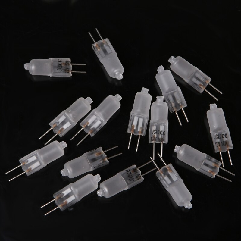 G4 JC Kunst Halogen Glühbirne matt Lampe 12V 10W warm Weiß