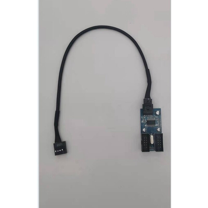 9 Pin USB Header Extension Kabel Karte Desktop 9-Pin USB HUB USB 2,0 9 Pin Stecker Adapter