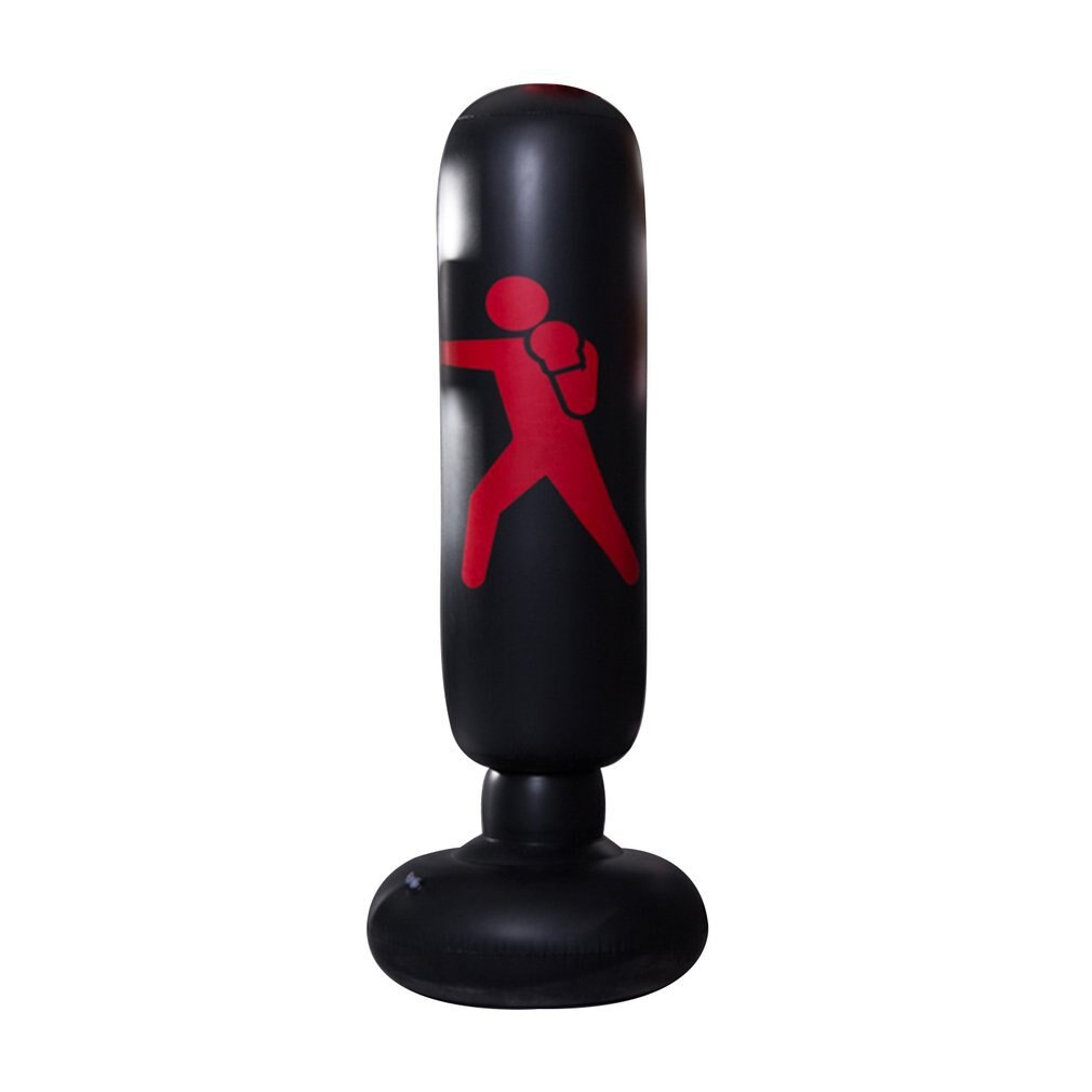 1.6M Vertical Inflatable Boxing Bag PVC Thickening Boxing Pillar Tumbler Fight Column Punching Bag Fitness Tool Sports Toy