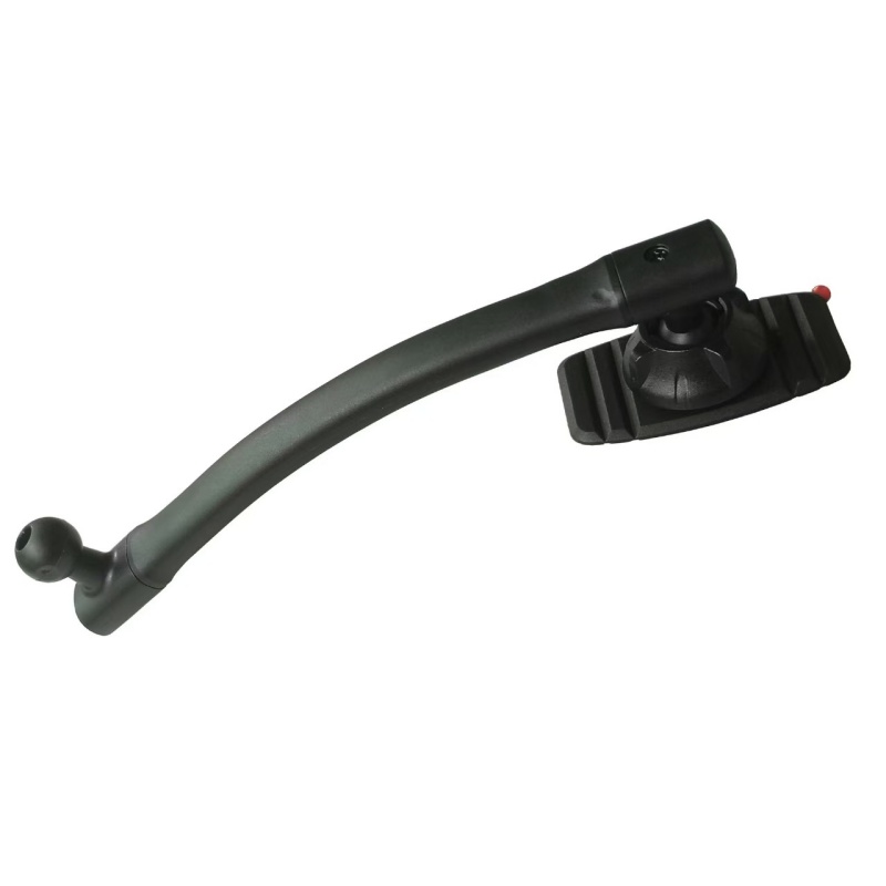 Soporte para teléfono con cabeza de bola de 17MM, brazo largo para parabrisas, tablero magnético, soporte para coche, base de montaje para teléfono móvil: Default Title